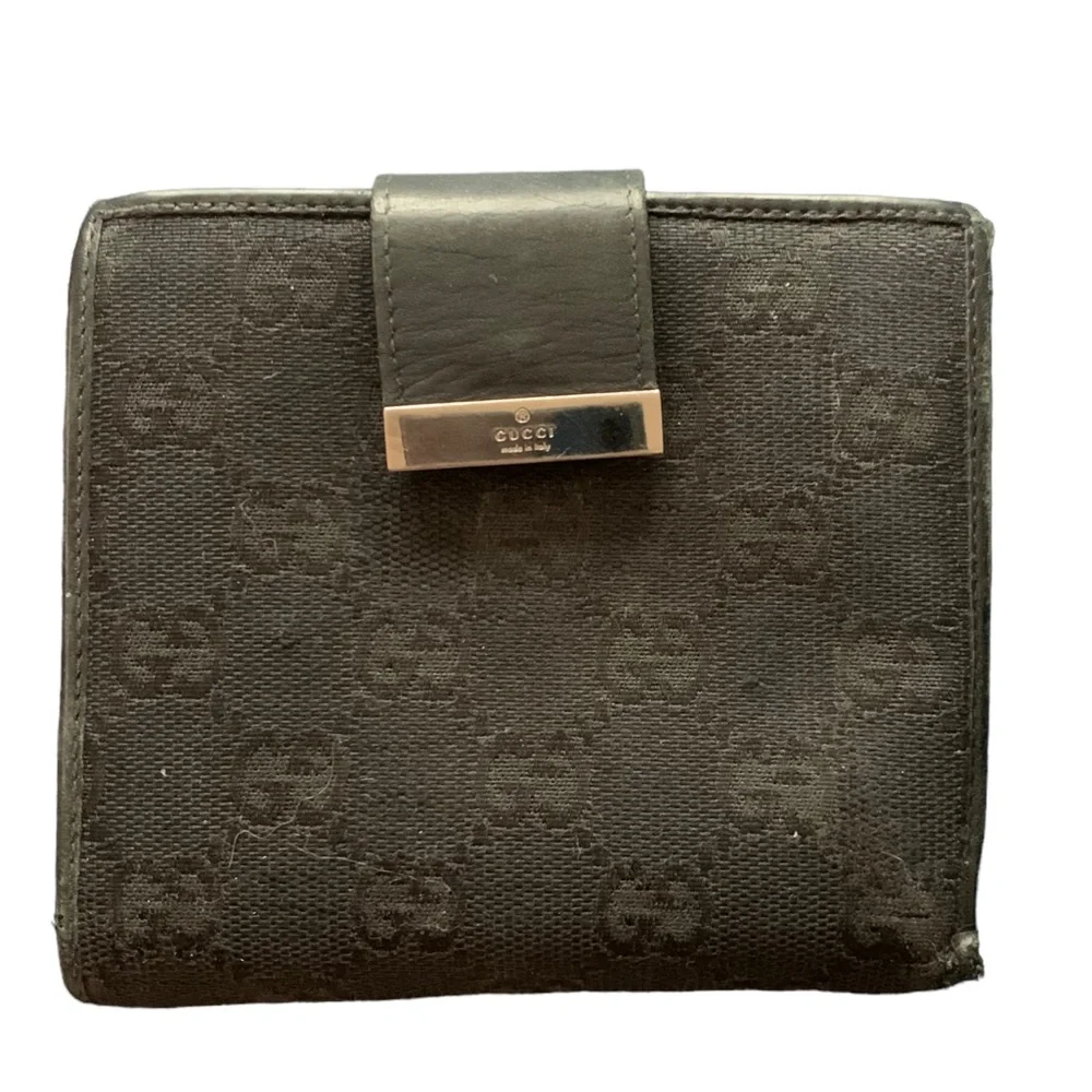 Gucci Bi-fold Canvas Wallet